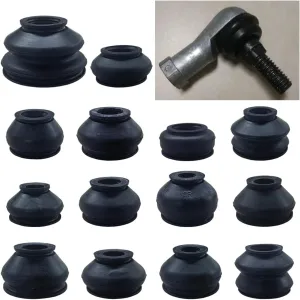14PCS Automotive Tie Rod End Boots, Ball Joint Rubber Tie Rod Boot, Car Suspension Steering Accessories, Universal Turn To Rod Dust Cover Replacement Fit for Most Vehicles