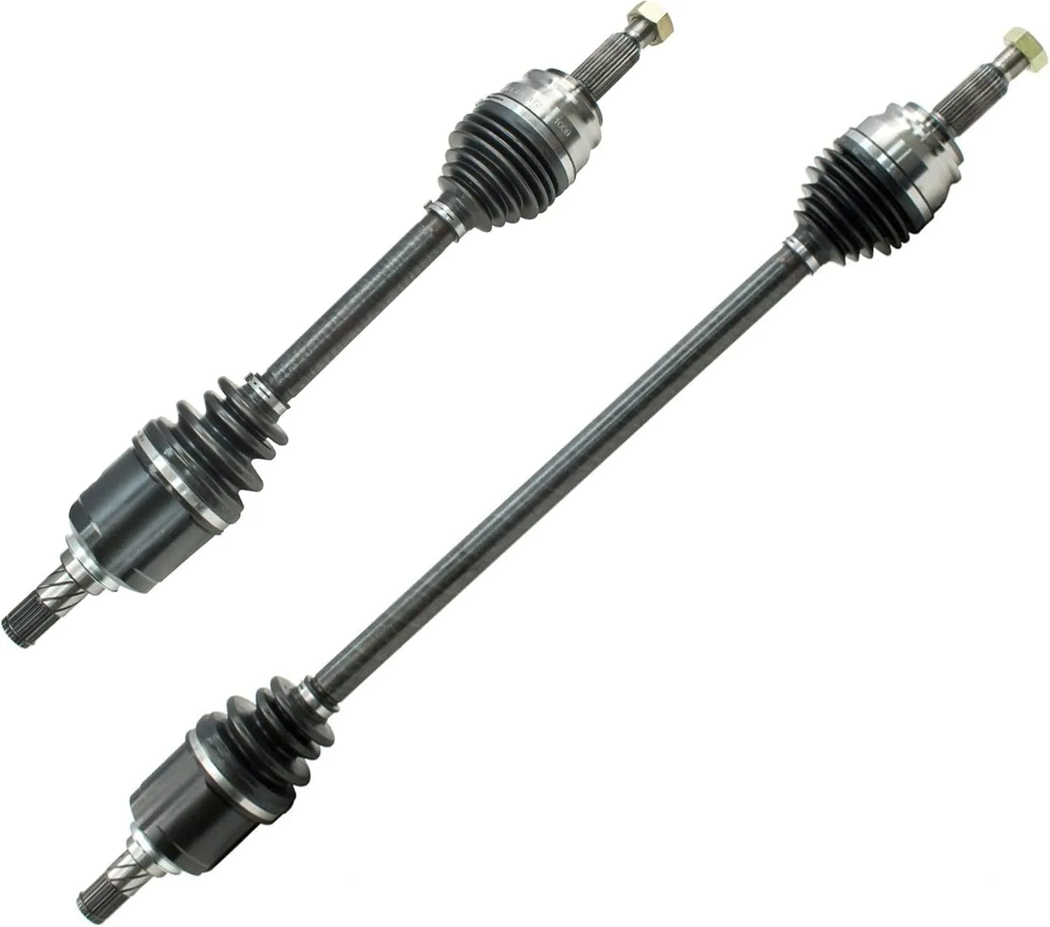 2 New DTA Front CV Axles Compatible with 2008-2017 Mitsubishi Lancer With FWD and Automatic CVT Transmission Only; Will NOT Fit Ralliart or Evolution Trims