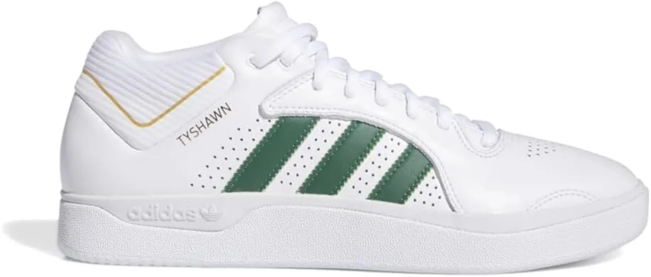adidas Mens Tyshawn Lace Up Sneakers Shoes Casual - White