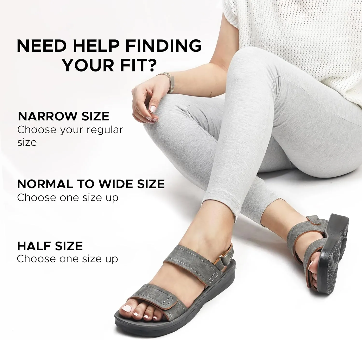 AEROTHOTIC Comfortable Sports Sandals for Women Athletic Outdoor Walking Hiking Cushioned Memory Foam Adjustable BackStrap Beach Sandals with Arch Support