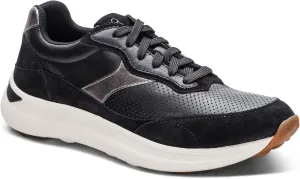 Aetrex Women's Emily Orthopedic Plantar Fasciitis Relief Arch Support Inserts Shoes - Adjustable Lace-Up Leather Sneakers for Women