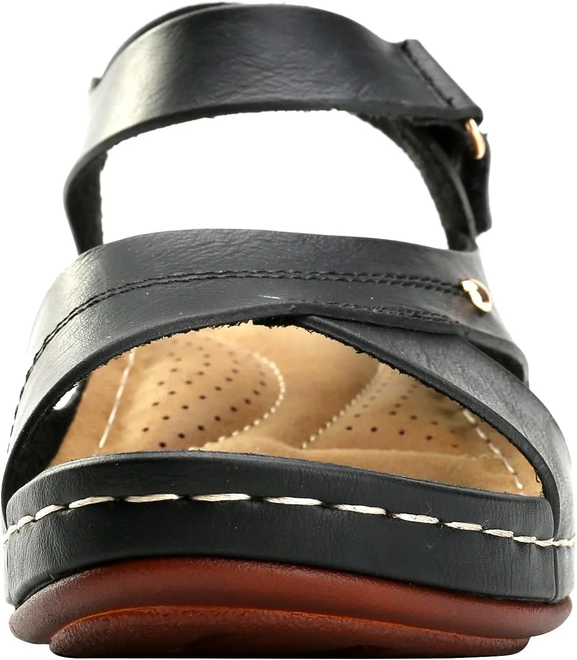 Alexis Leroy Summer Ankle Strap Comfort Sole Open Toe Flat Women's Sandals
