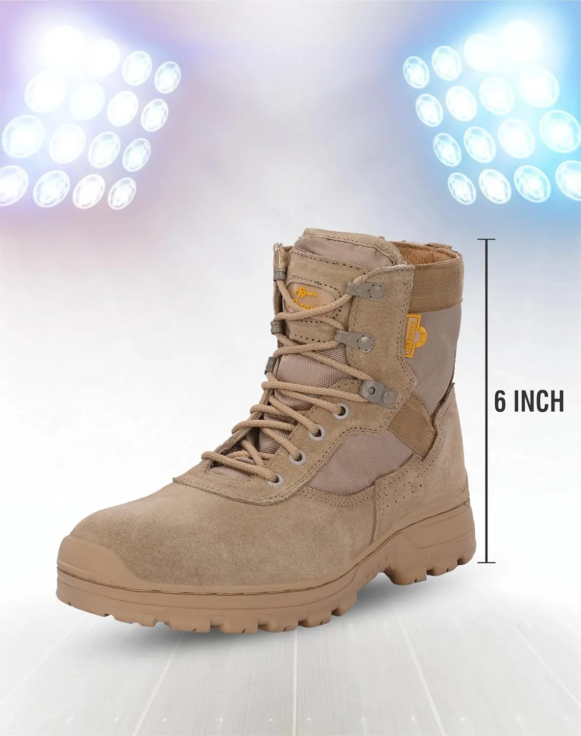 Alpha Aerolite 6.0 Side Zip Suede Leather Military & Tactical Boot