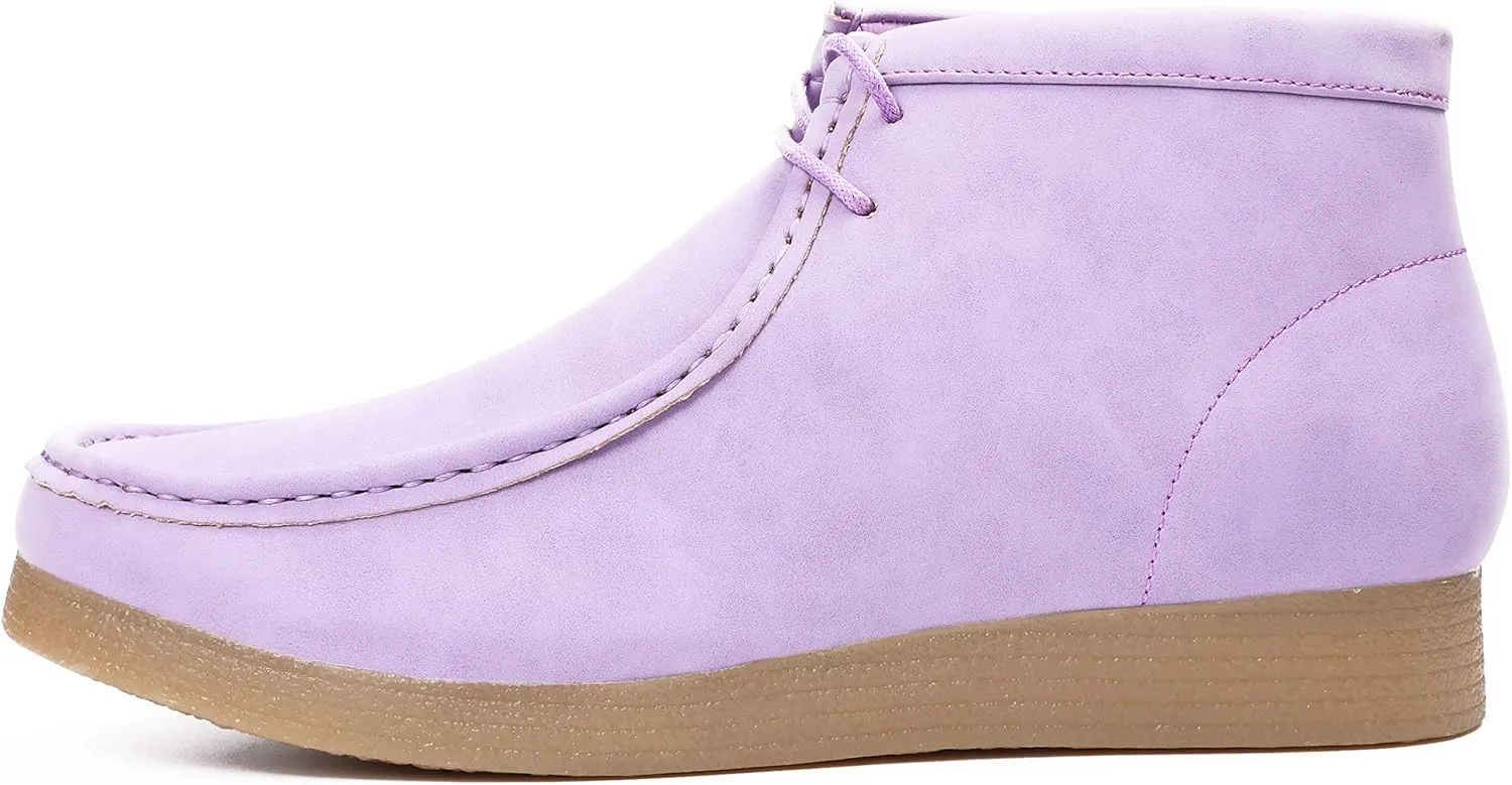 Amali Casual Chukka Boots for Men, High-Top, Lace Up Suede Men's Shoes, Desert Boots with Crepe Rubber Sole