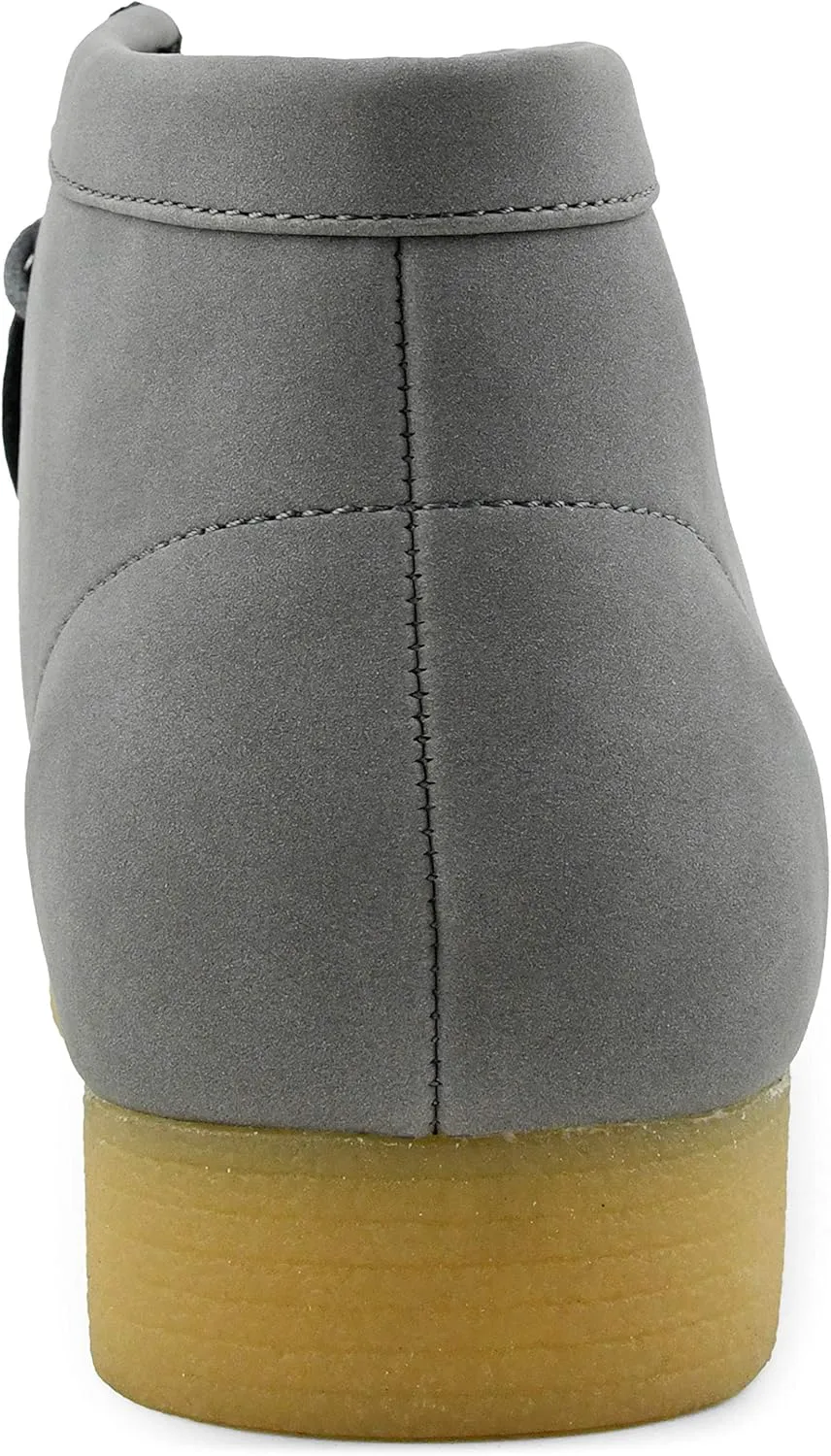 Amali Casual Chukka Boots for Men, High-Top, Lace Up Suede Men's Shoes, Desert Boots with Crepe Rubber Sole