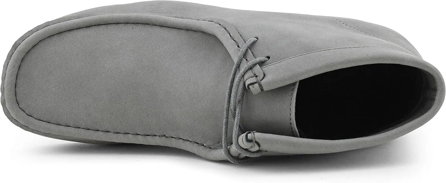 Amali Casual Chukka Boots for Men, High-Top, Lace Up Suede Men's Shoes, Desert Boots with Crepe Rubber Sole
