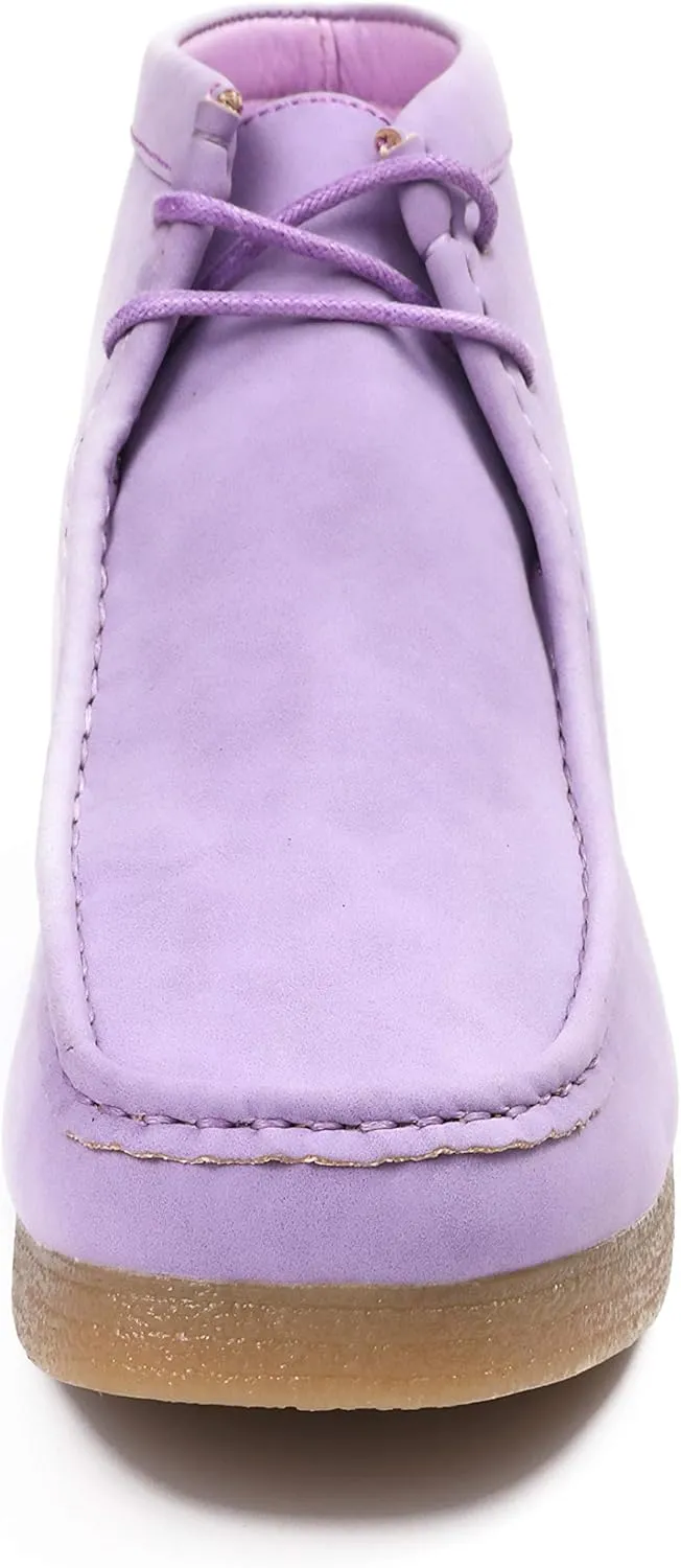 Amali Casual Chukka Boots for Men, High-Top, Lace Up Suede Men's Shoes, Desert Boots with Crepe Rubber Sole