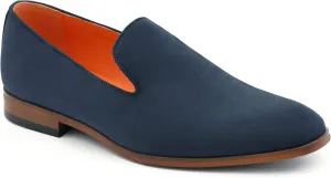 Amali Hauser2 - Men's Slippers - Mens Loafers - Designer Shoes for Men - Crushed Velvet, Luxurious, Mens Casual Shoes - Mens Slip On Shoes- Tuxedo Shoes