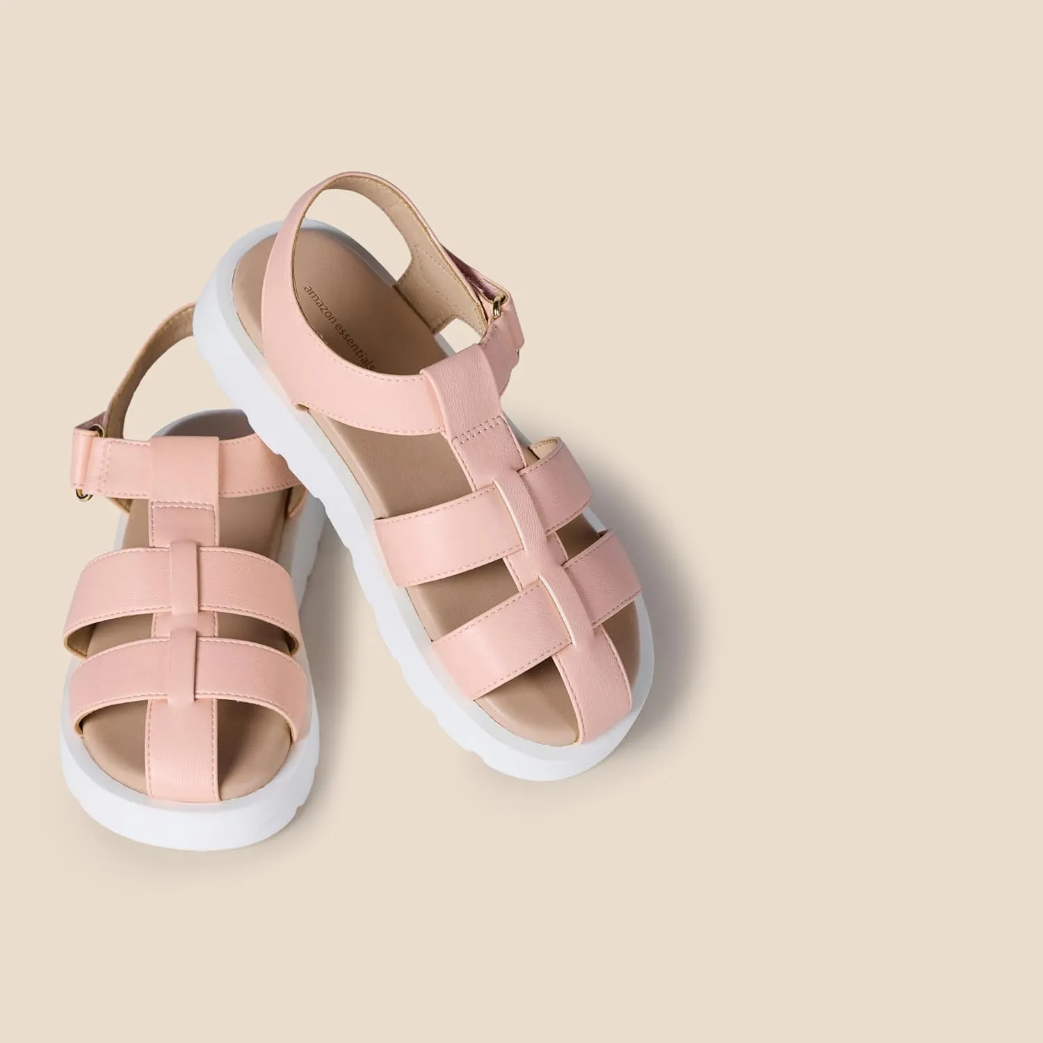 Amazon Essentials Girls' Closed Toe Fisherman Sandals