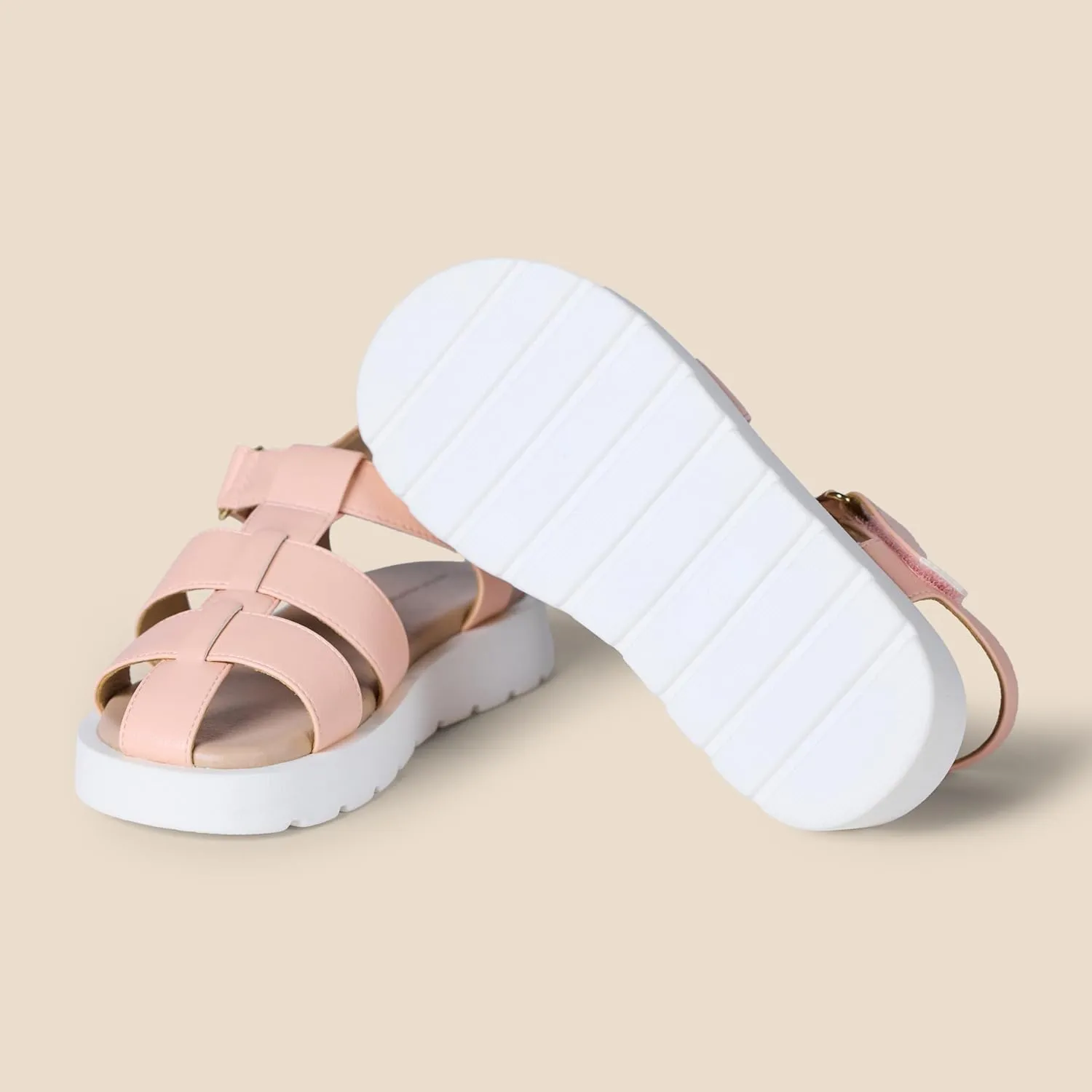 Amazon Essentials Girls' Closed Toe Fisherman Sandals