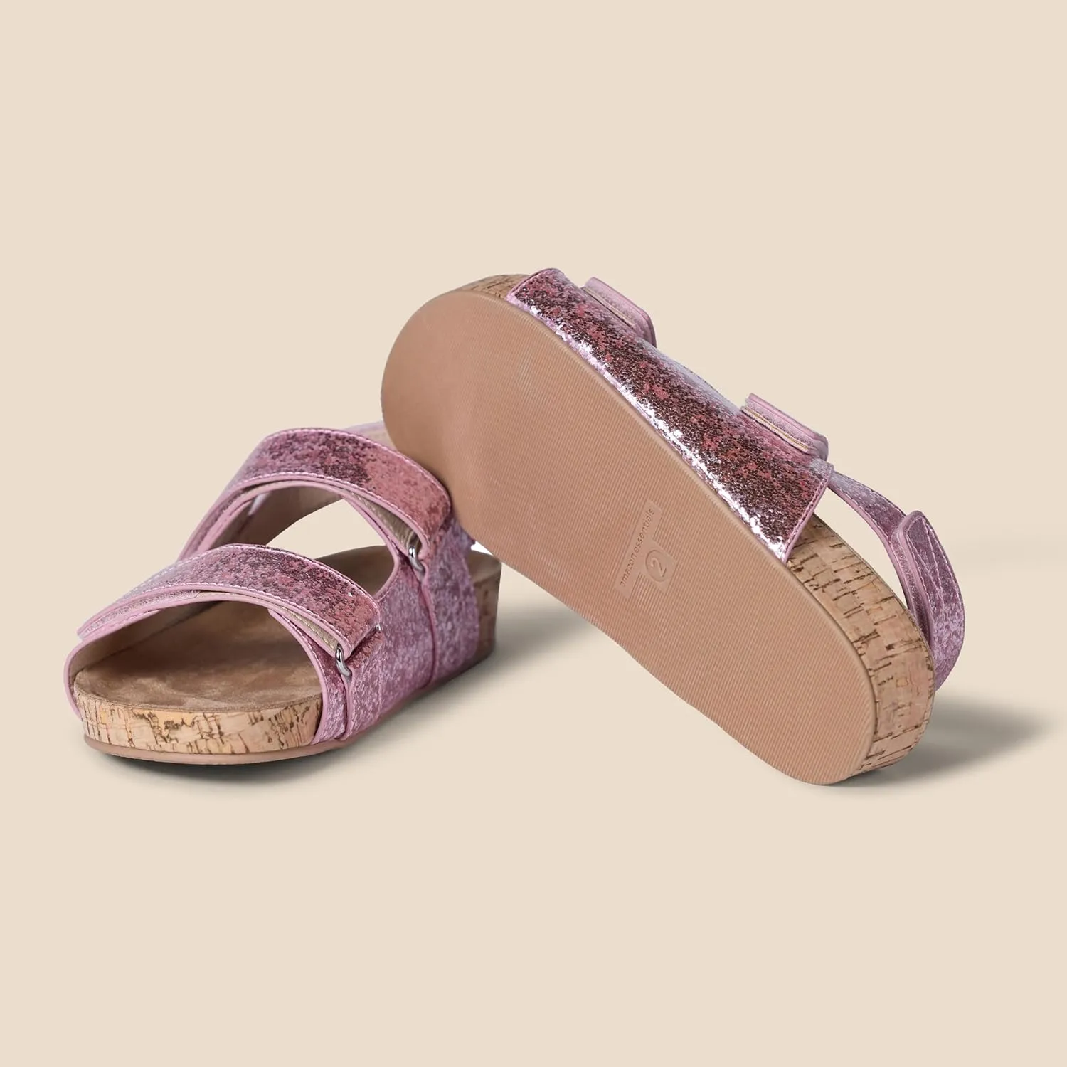 Amazon Essentials Girls' Cork Sandals