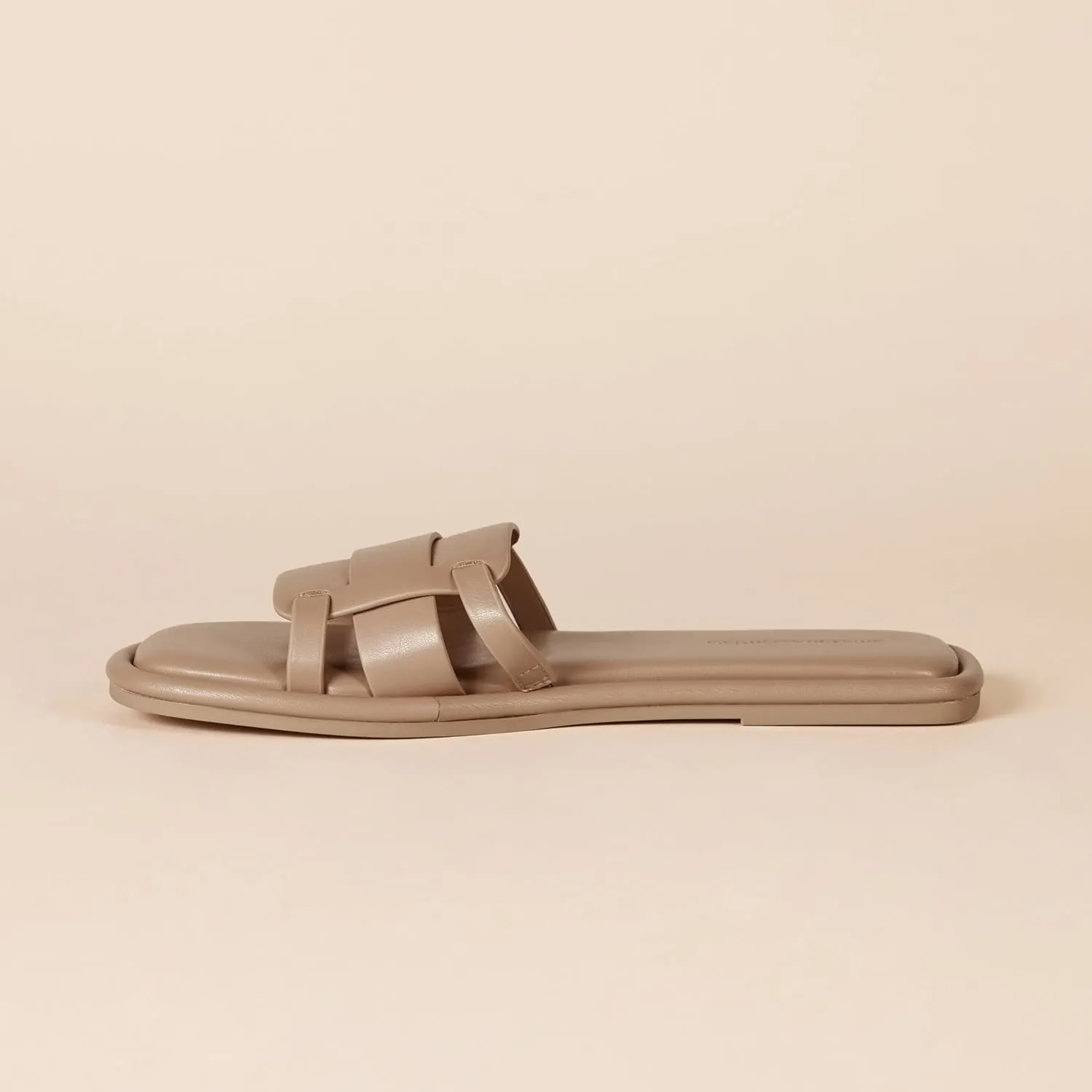 Amazon Essentials Women's Woven Padded Slide Sandal