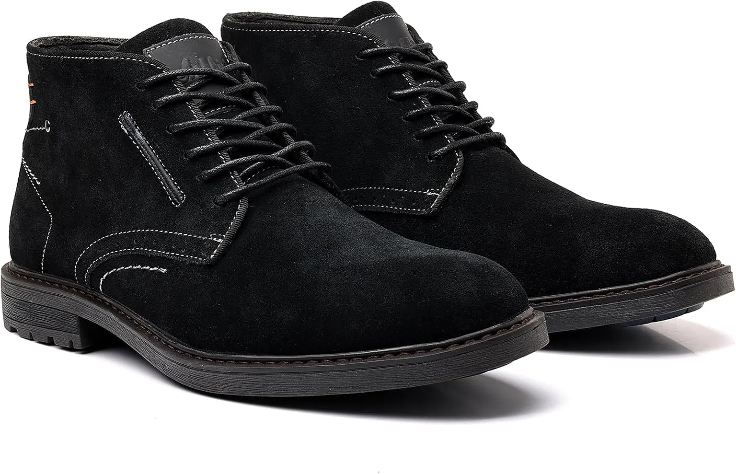 Arkbird Mens Chukka Boots Suede Leather Classic Fashion Casual Ankle Lace-up Dress Boots for Men