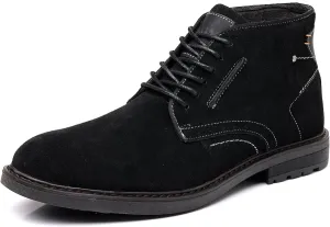 Arkbird Mens Chukka Boots Suede Leather Classic Fashion Casual Ankle Lace-up Dress Boots for Men