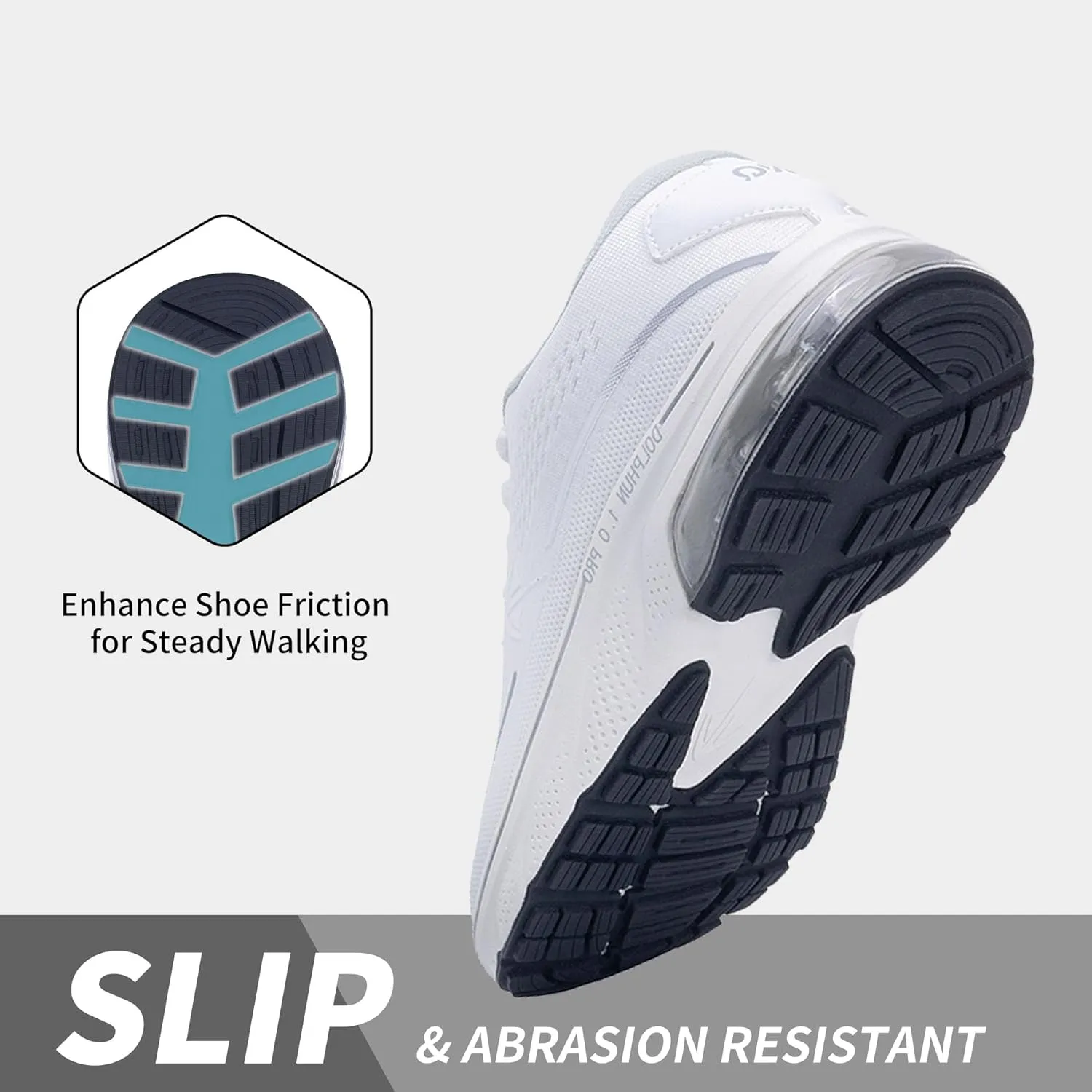 Autper Women's Running Shoes Wide Toe Box Sneakers Women Comfortable Arch Support Walking Tennis Athletic Shoes for Jogging Workout Gym Sports US6-11