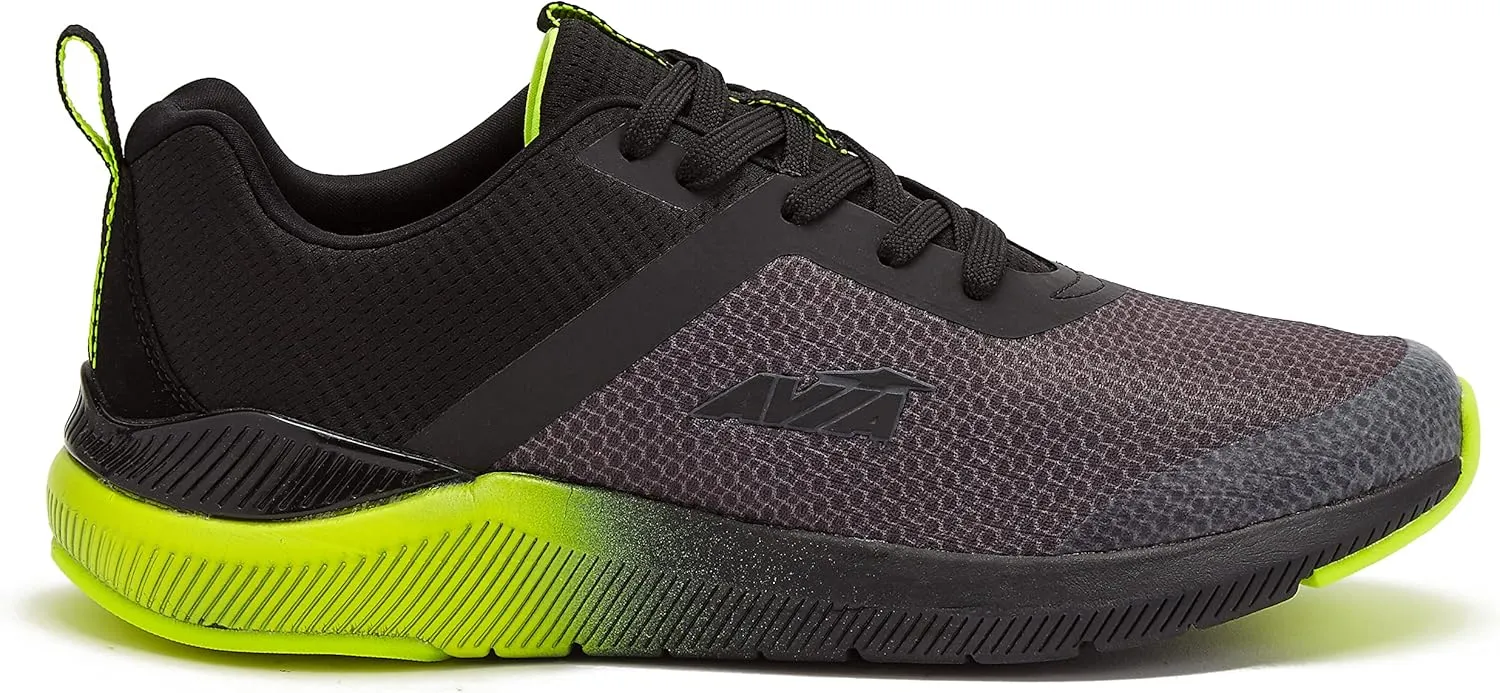 Avia Zoom Men’s Running Shoes with Lightweight Breathable Mesh Upper and Memory Foam