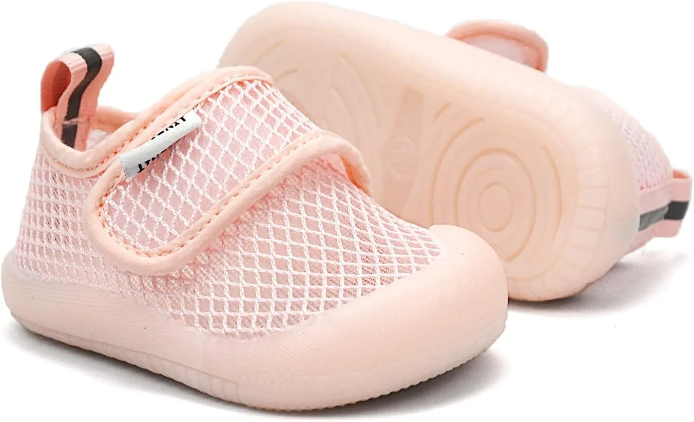 Baby Boy Girl Shoes Lightweight Breathable Toddler Mesh Sneakers Beach Water Shoes Non-Slip First Walking Shoes 6 9 12 18 24 Months