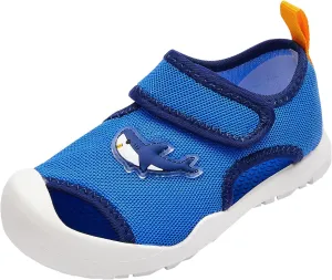 Balabala Toddler Girls Boys Sport Sandal, Kids Closed Toe Outdoor Water Sandals Non-slip Lightweight Beach Walking Shoes