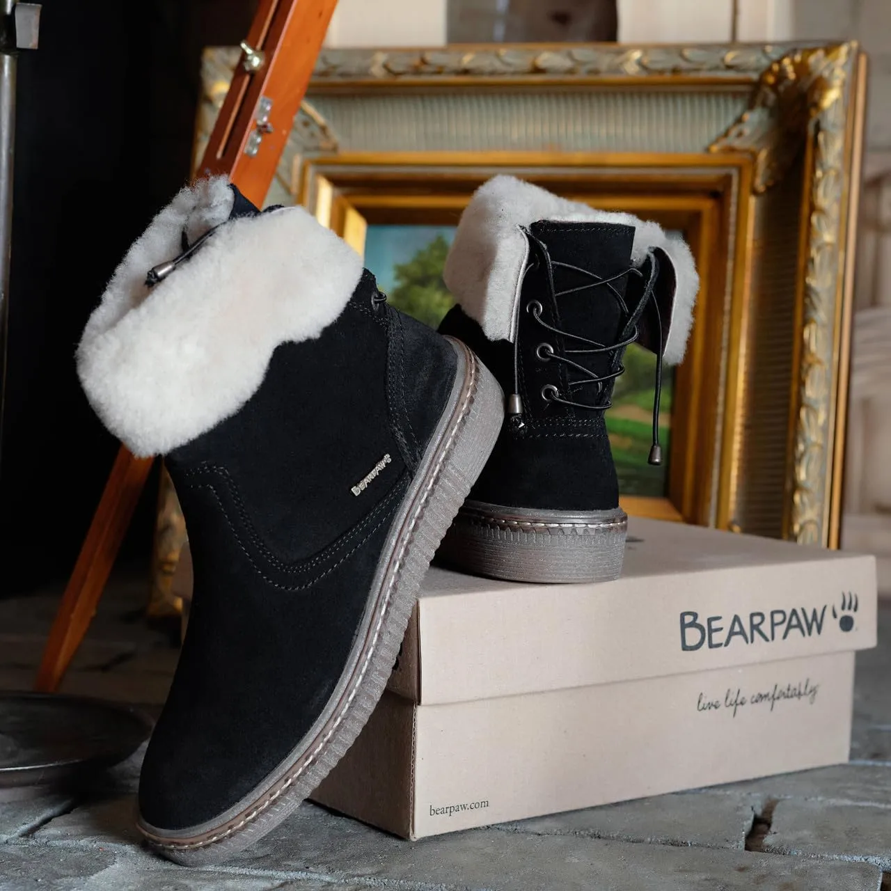 BEARPAW Women's Leticia Classic Suede Boots | Women's Comfortable Winter Boot | Multiple Colors & Sizes