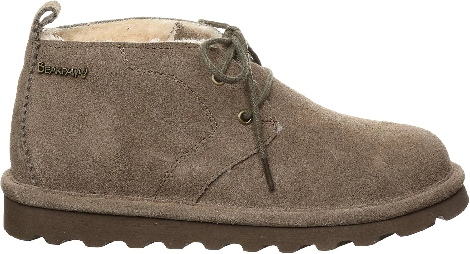 BEARPAW Womens Skye Suede Ankle Chukka Boots