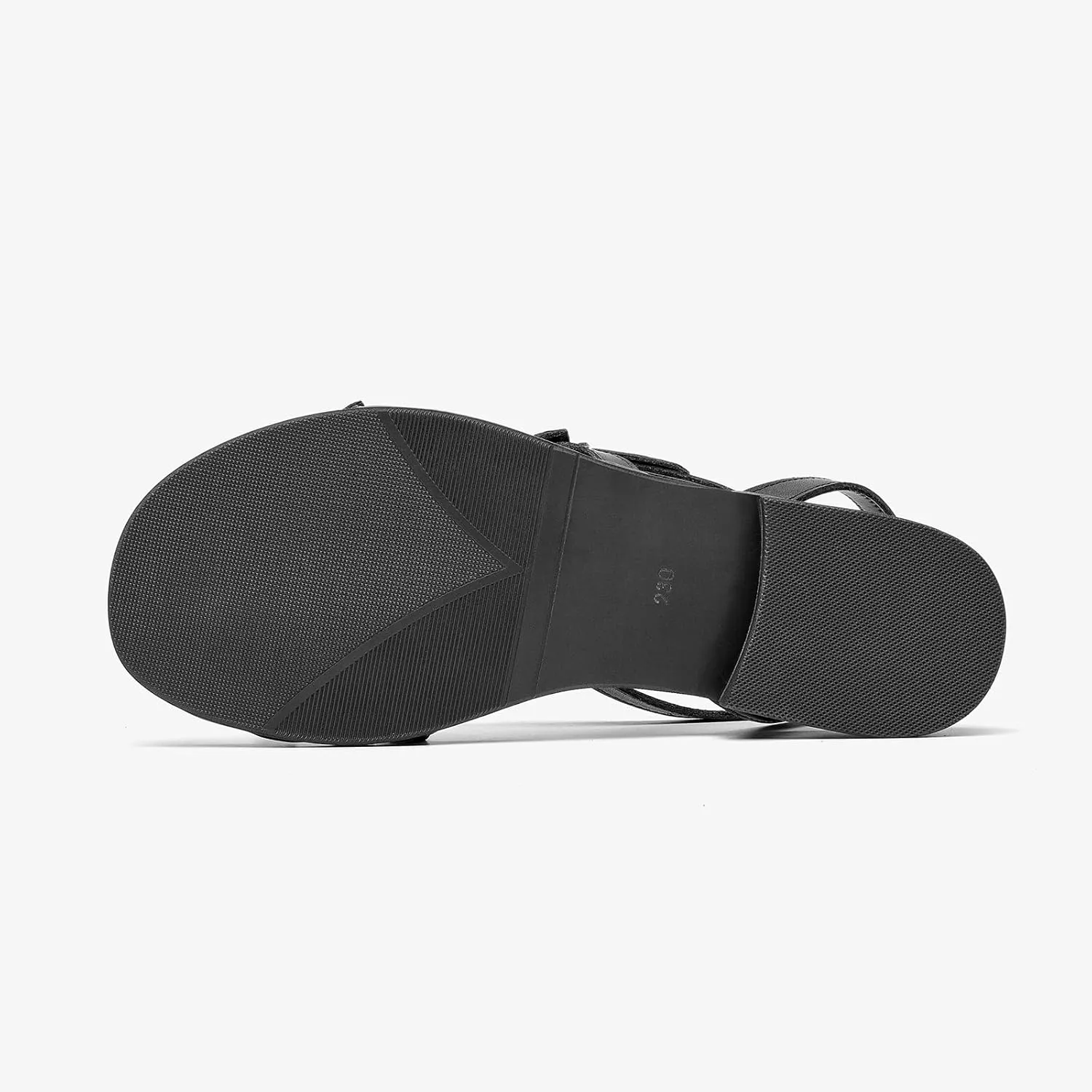 BEAU TODAY Womens Flat Sandals,Strappy Leather Summer Sandals for Women, Comfortable Slingback Cute Dressy Sandals for Beach Vacation Casual Walking