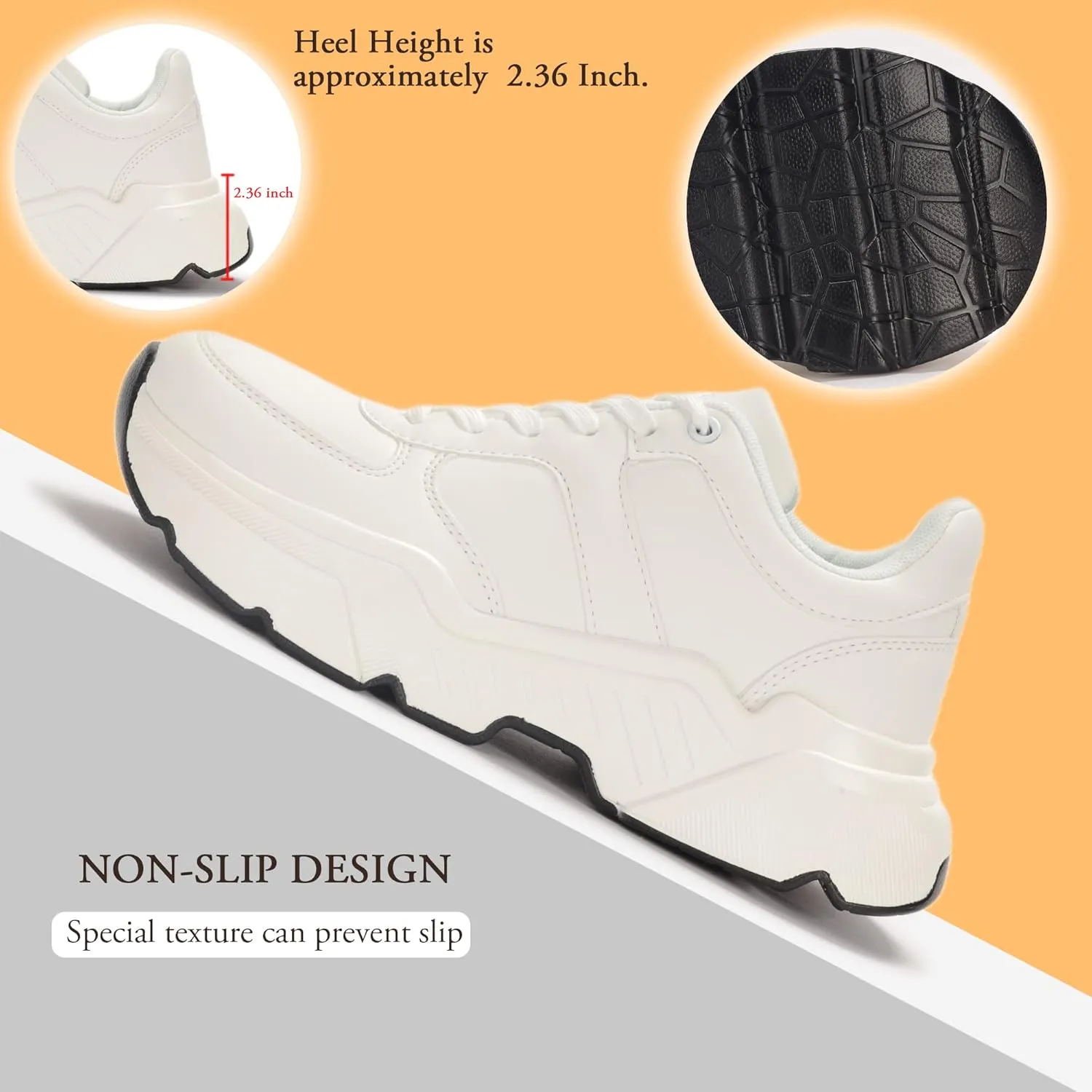 BELOS Women's Platform Chunky Sneakers Fashion Dad Sneakers Casual Lace Up Comfortable Lightweigt Walking Shoes