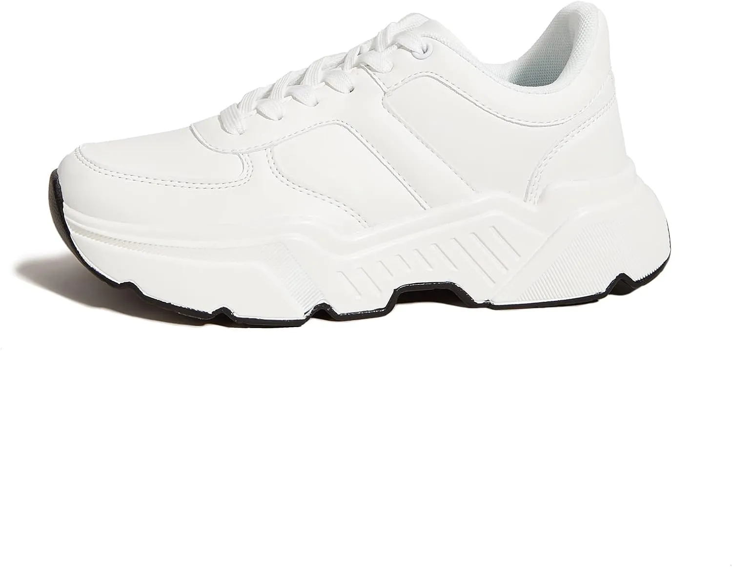 BELOS Women's Platform Chunky Sneakers Fashion Dad Sneakers Casual Lace Up Comfortable Lightweigt Walking Shoes