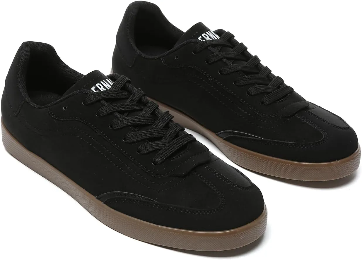 Bernal Men's Fashion Sneakers Low Top Walking Travel Shoes Daily Comfortable Casual Lace-up Tennis Sneakers Gymnastics Skate Court Shoes