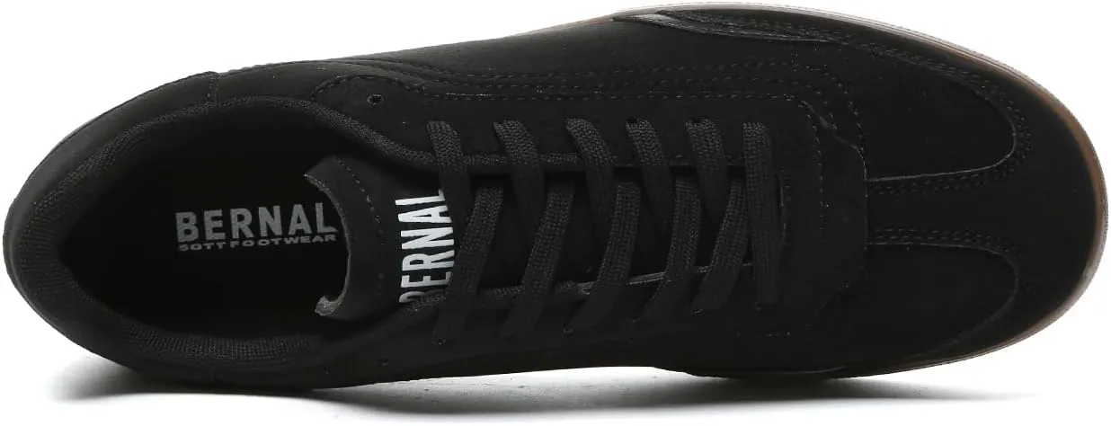 Bernal Men's Fashion Sneakers Low Top Walking Travel Shoes Daily Comfortable Casual Lace-up Tennis Sneakers Gymnastics Skate Court Shoes