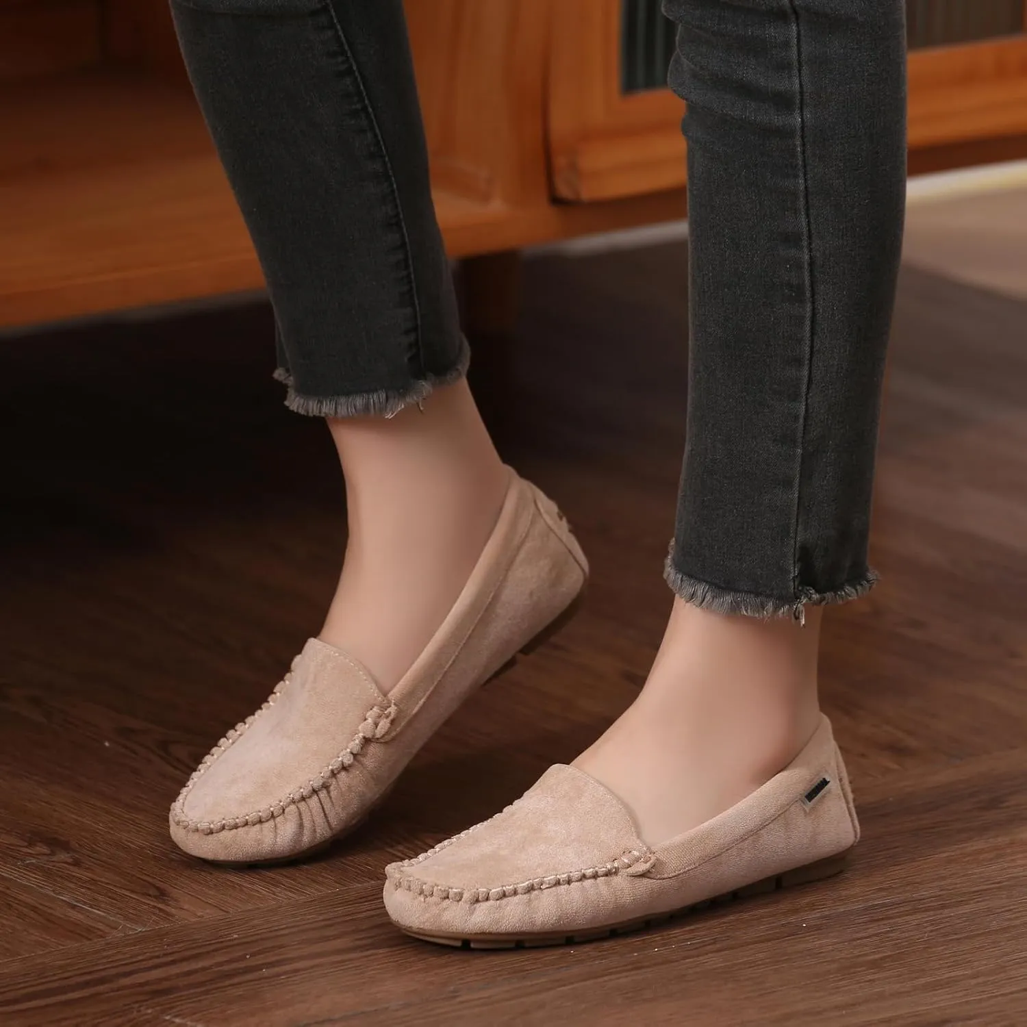 Bernal Women Penny Loafers Casual Comfortable Slip On Flat Shoes Driving Loafers Work Walking Shoes
