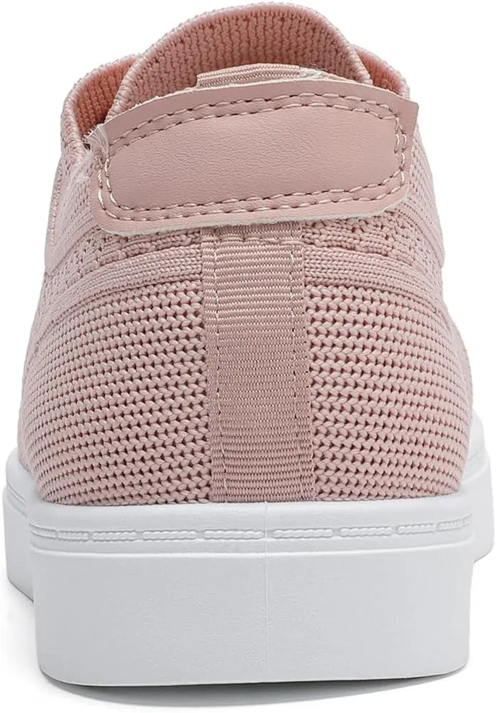 Betrue Breathable Slip On Shoes for Women, Womens Casual Boat Loafers Walking Shoes, Lightweight Canvas Lace Up Loafers Shoes for Women
