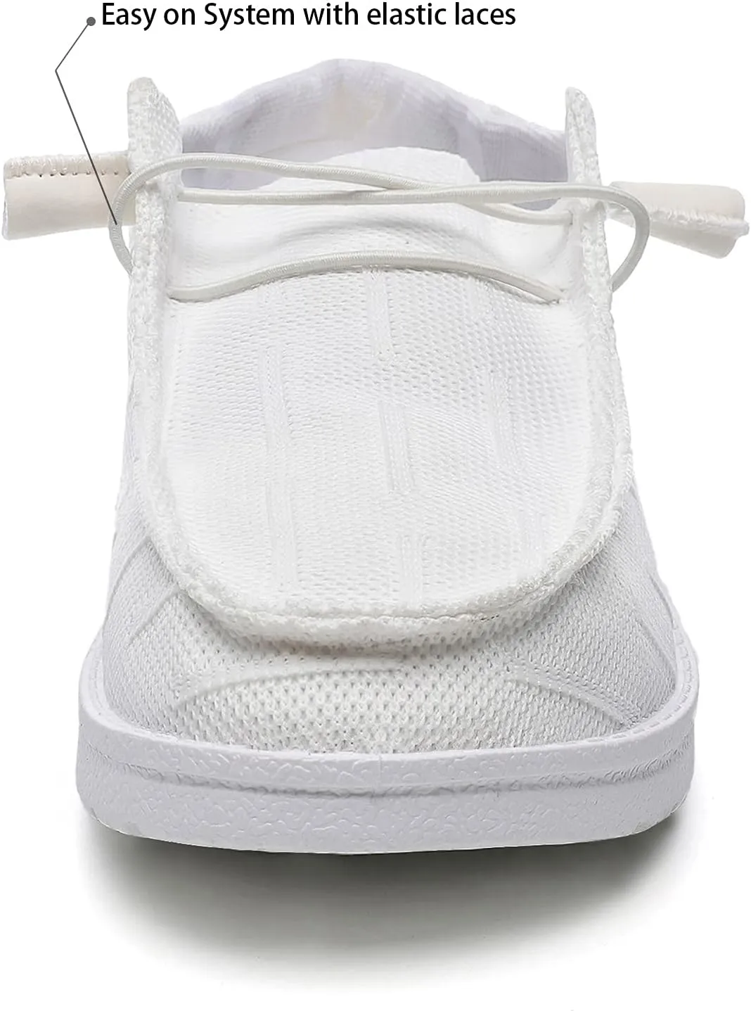 Betrue Women's Lightweight Boat Shoes, Casual Loafers, Slip On Deck Shoes, Breathable Canvas Sneakers