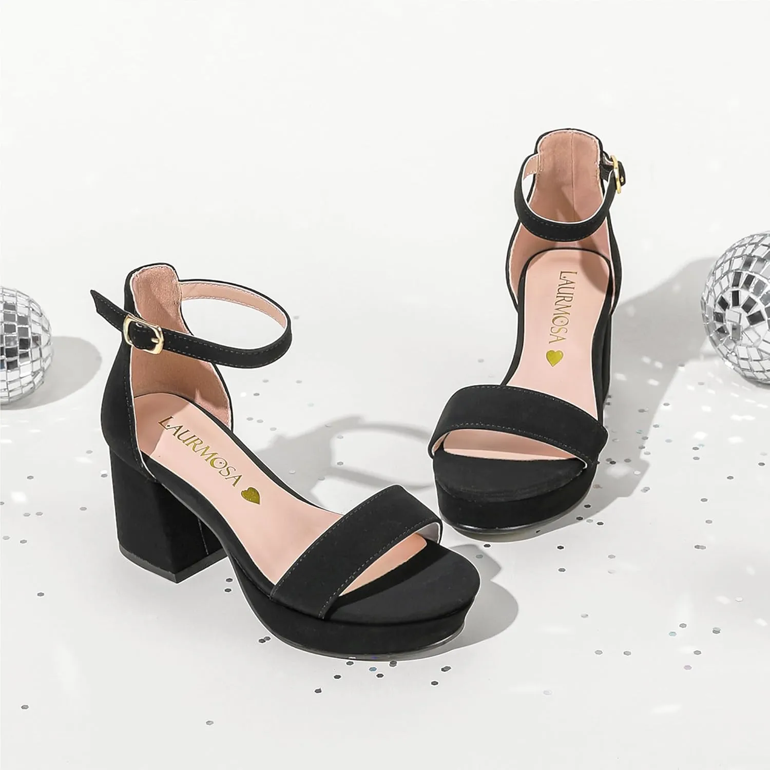 Big Girls High Heels Sandals Round Open Toe Kids Dress Shoes Pageant Flower Girl Shoes Wedding Party Ankle Strap Pumps for Little Big Kids