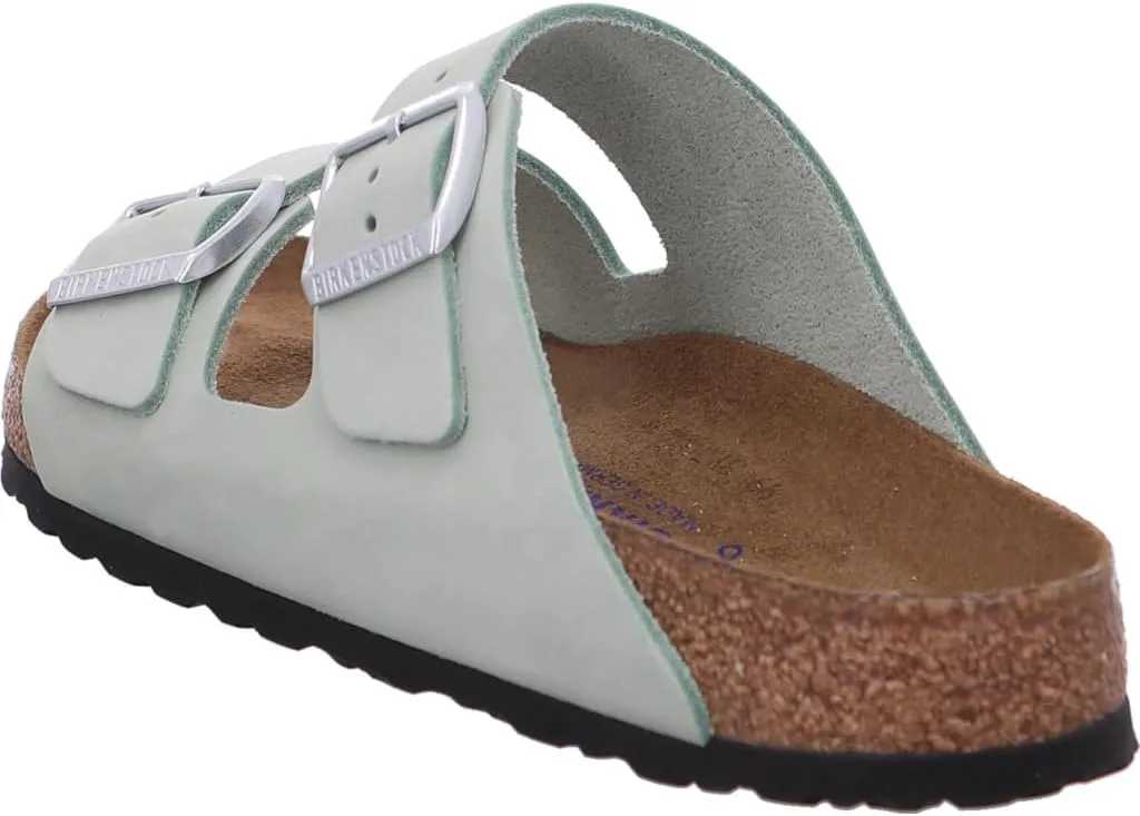 Birkenstock Arizona Nubuck Leather Sandals - Iconic Two-Strap Design with Soft Footbed Comfort - Multiple Colors & Sizes