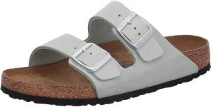 Birkenstock Arizona Nubuck Leather Sandals - Iconic Two-Strap Design with Soft Footbed Comfort - Multiple Colors & Sizes