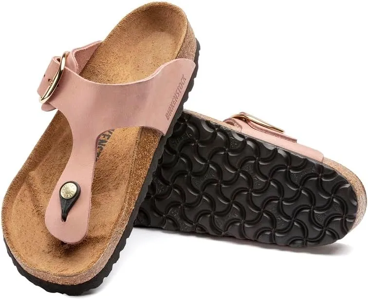 Birkenstock Gizeh Big Buckle Nubuck Leather Sandals - Classic Style with Striking Elegance - Multiple Sizes & Colors