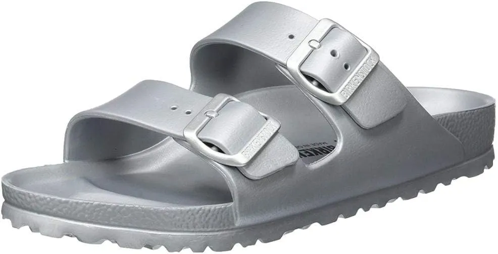 Birkenstock Unisex-Adult Molded Arizona Eva Metallic Silv