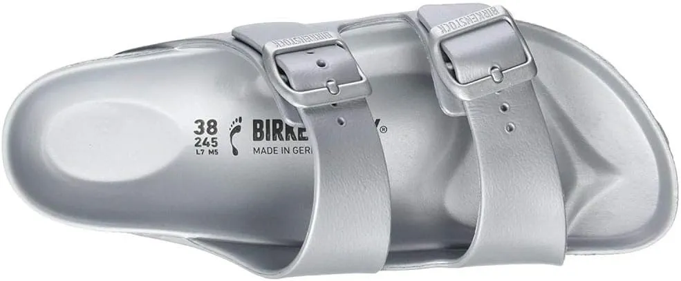 Birkenstock Unisex-Adult Molded Arizona Eva Metallic Silv