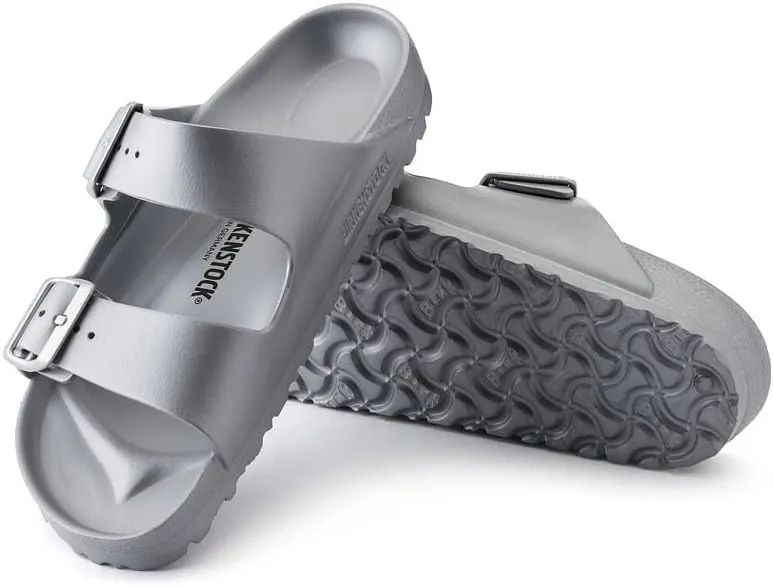 Birkenstock Unisex-Adult Molded Arizona Eva Metallic Silv