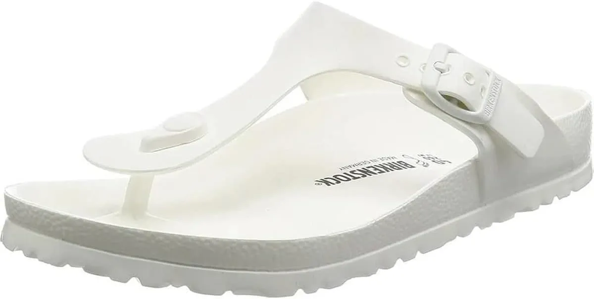 Birkenstock Unisex Gizeh EVA White Sandals 7 W / 5 M US