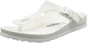 Birkenstock Unisex Gizeh EVA White Sandals 7 W / 5 M US