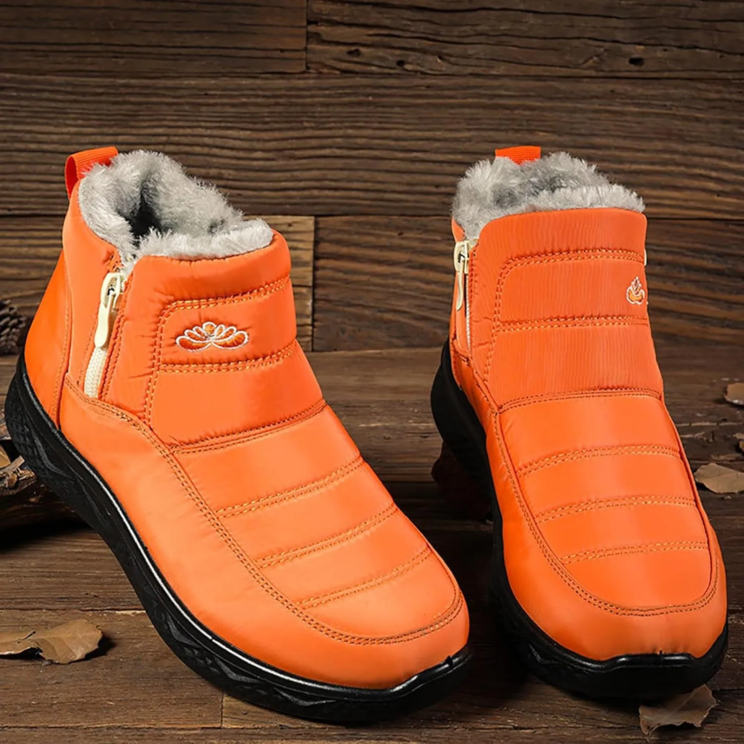 Boots Woman Boots Fashion Casual Shoes Men's Snow Boots Cotton Shoes Winter Padded Warm Women's Boots