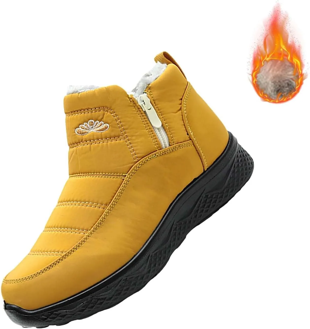 Boots Woman Boots Fashion Casual Shoes Men's Snow Boots Cotton Shoes Winter Padded Warm Women's Boots