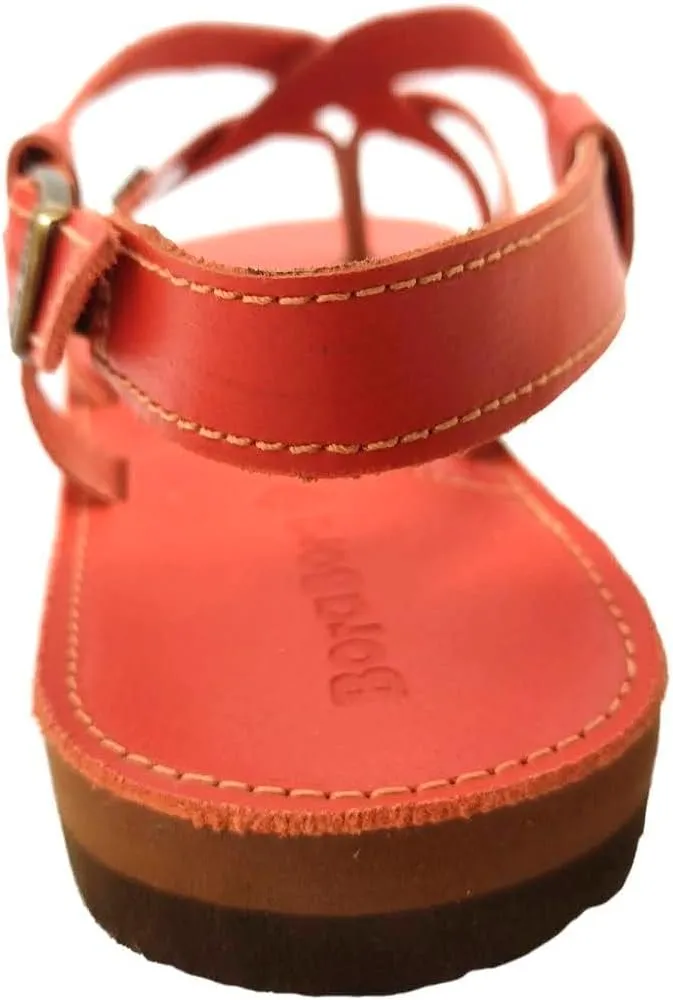 BoraBora Praia da Pipa | Women's Leather Sandal Prime Brazilian Style Comfortable Adjustable Strappy