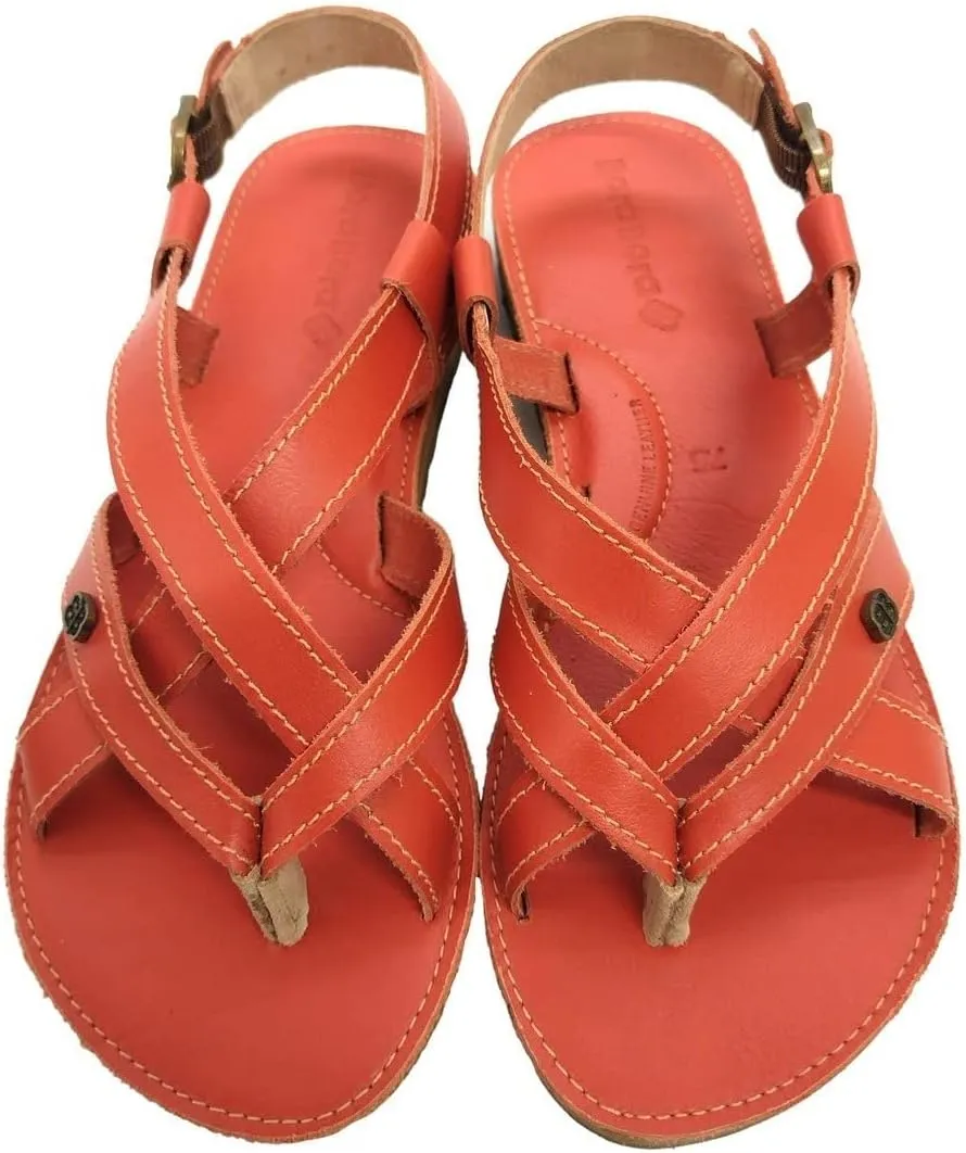 BoraBora Praia da Pipa | Women's Leather Sandal Prime Brazilian Style Comfortable Adjustable Strappy