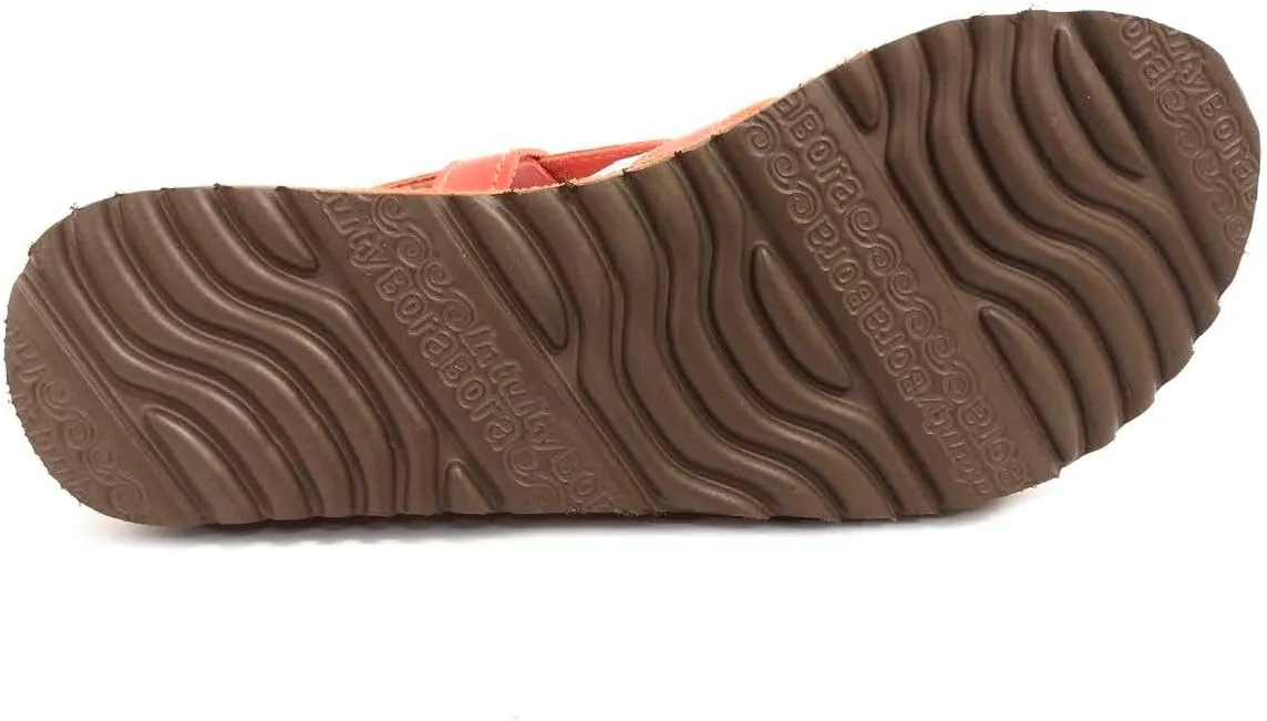 BoraBora Praia da Pipa | Women's Leather Sandal Prime Brazilian Style Comfortable Adjustable Strappy