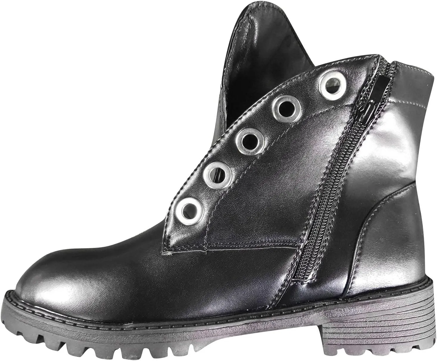 BORAMAX Sandals Cowboy Boots for Women Pearl Lace Up Platform Boots Slip On Ankle Booties Fashion Hiking Womens Boots