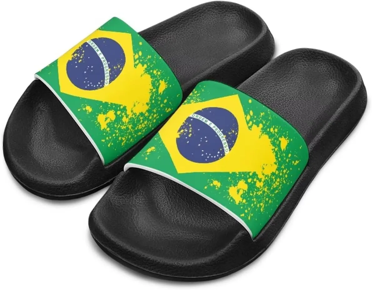 Boys Girls Slide Sandals Comfort Beach Pool Shower Slippers Indoor Outdoor Little Kid/Big Kid