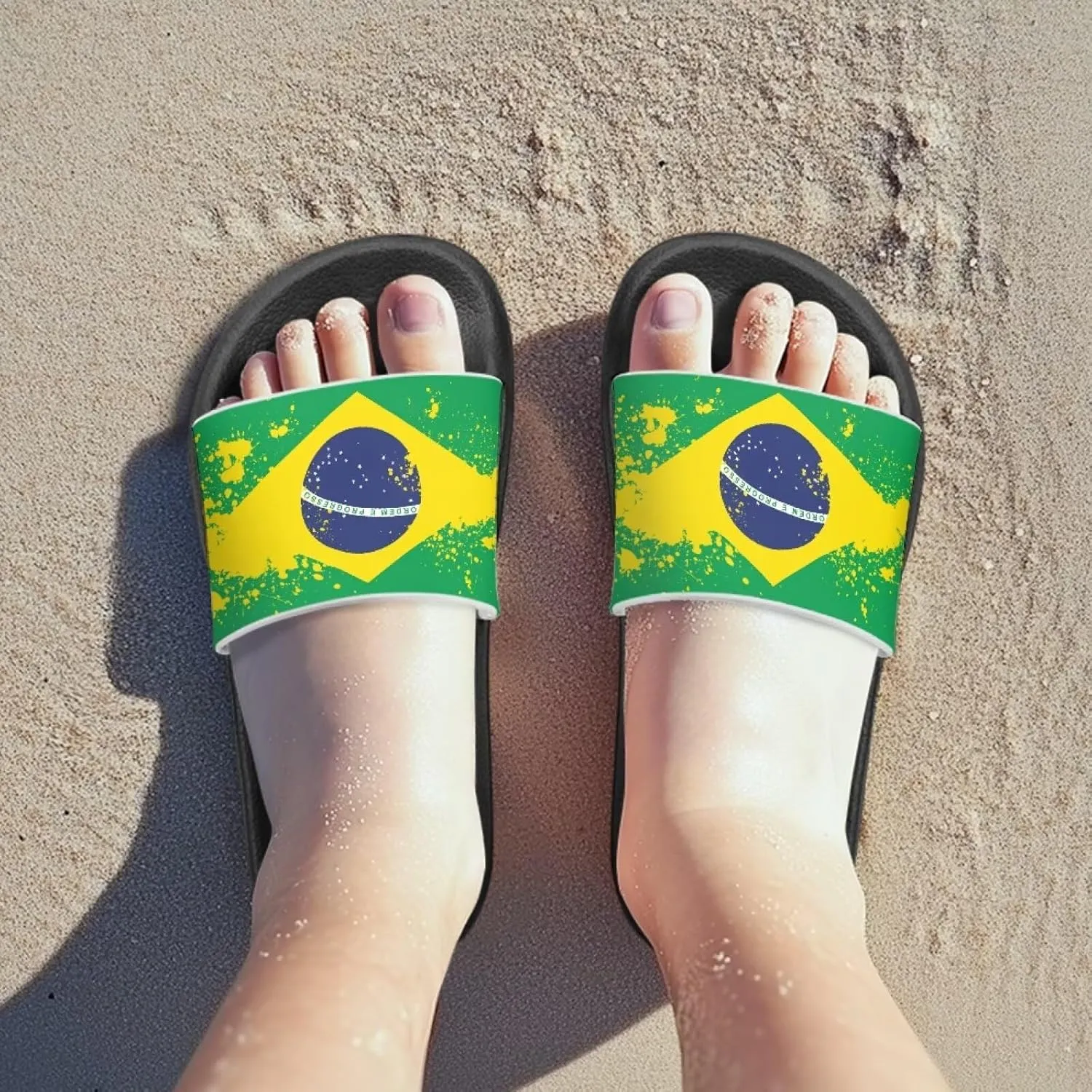 Boys Girls Slide Sandals Comfort Beach Pool Shower Slippers Indoor Outdoor Little Kid/Big Kid