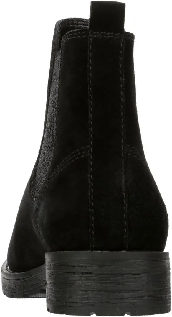 Brenna - Women's Low Heel Suede Chelsea Ankle Boots